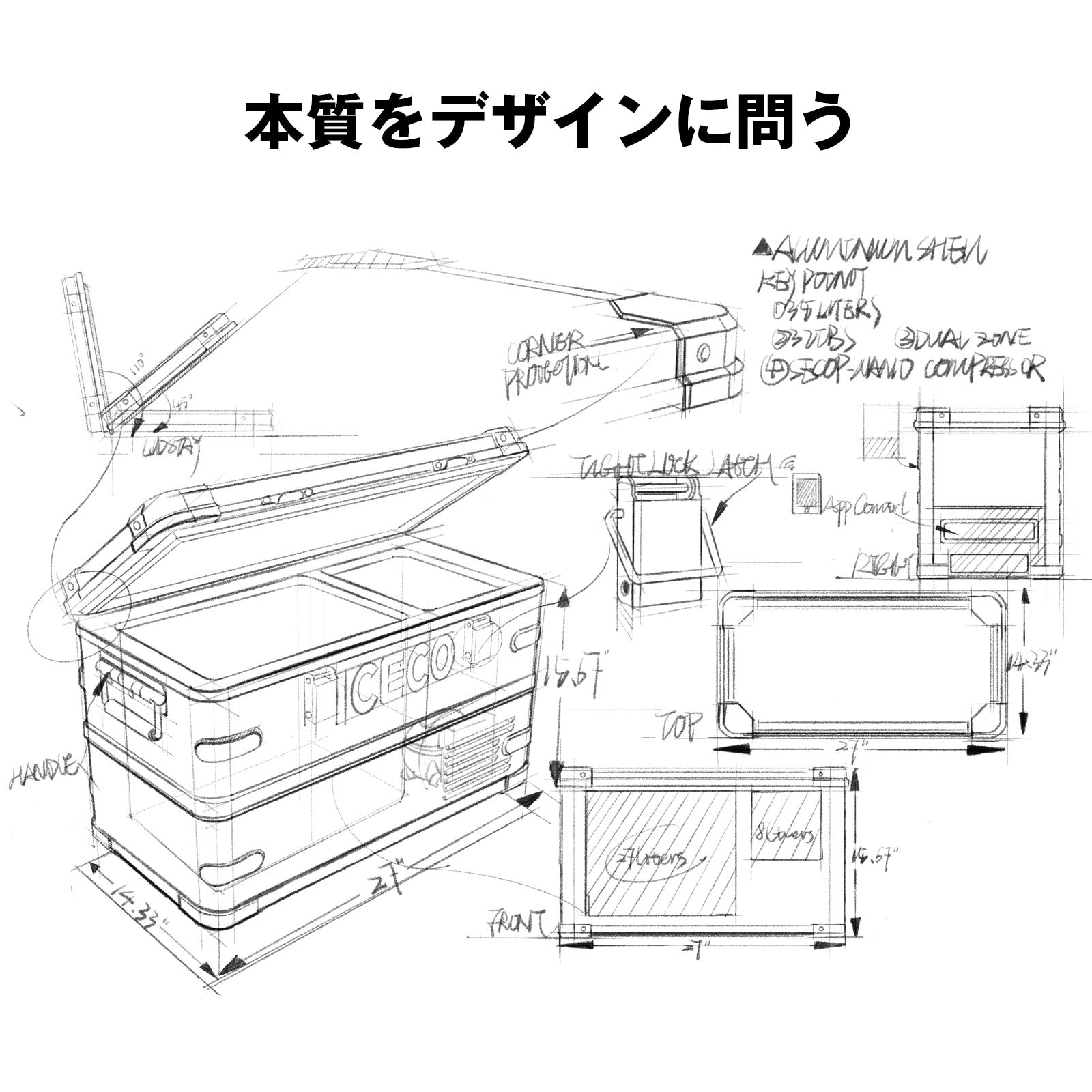 APL35 ポータブル冷蔵庫 35L | ICECO