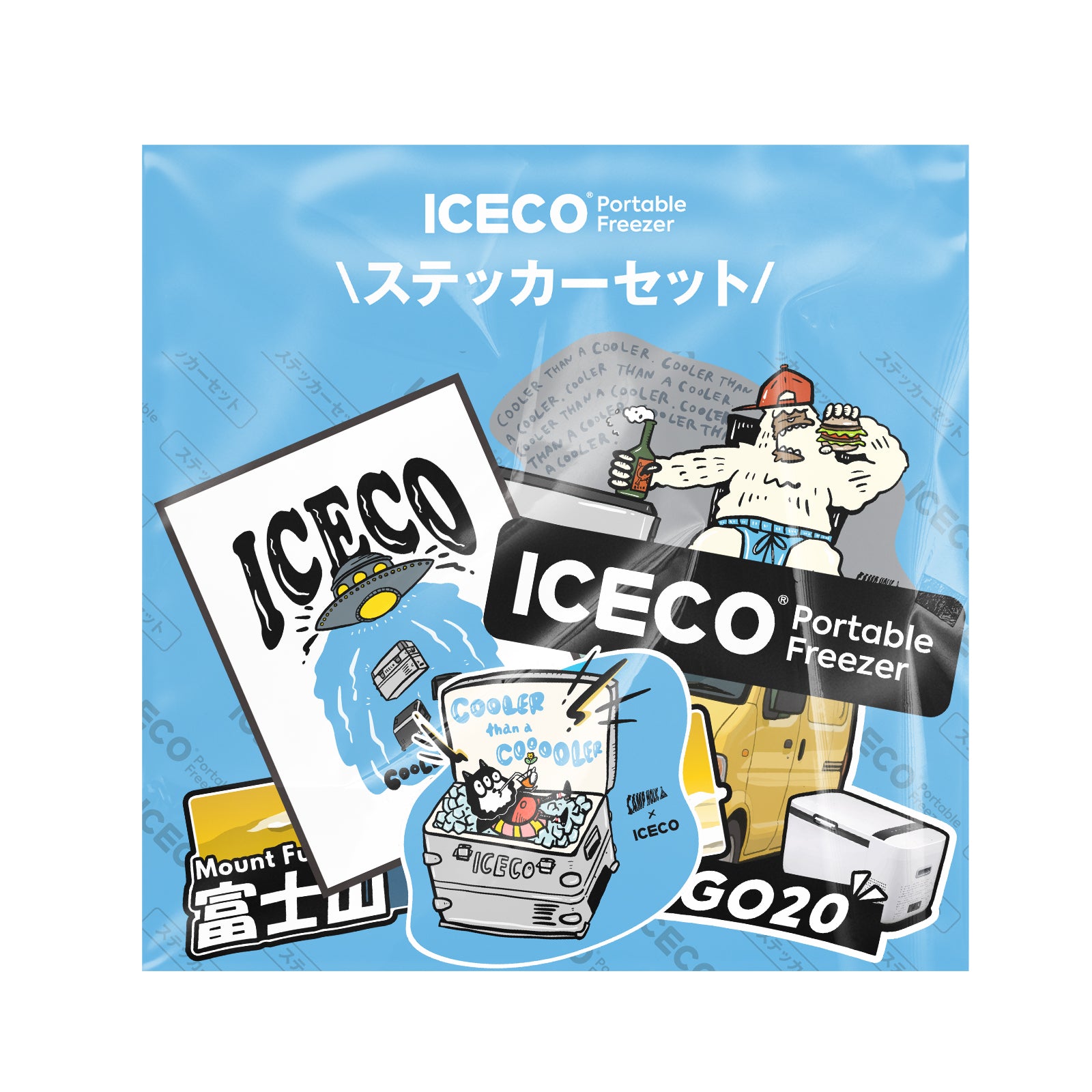 日本限定ステッカーセット | ICECO