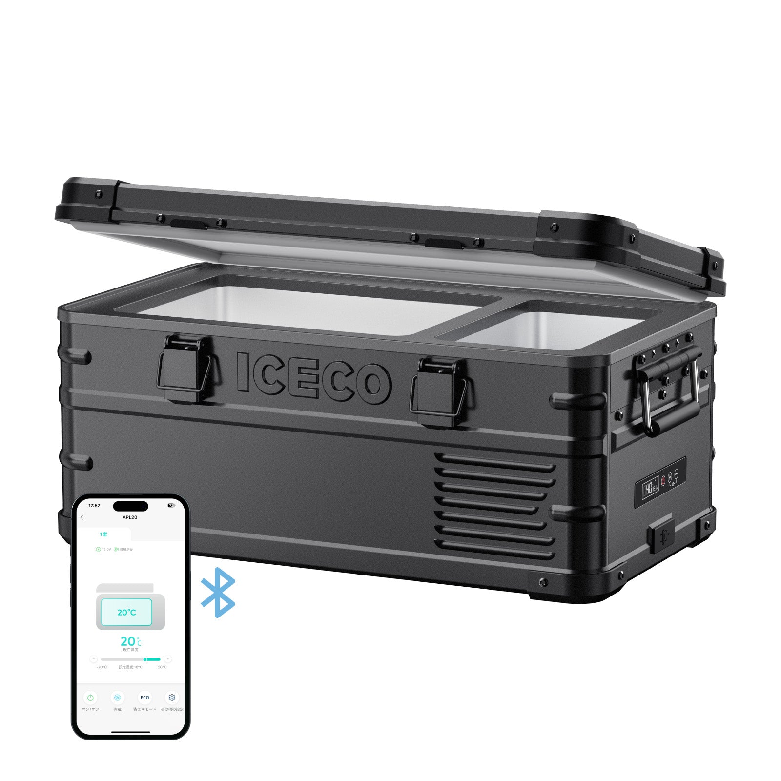 6周年記念 APL20 Black ポータブル冷蔵庫 20L | ICECO
