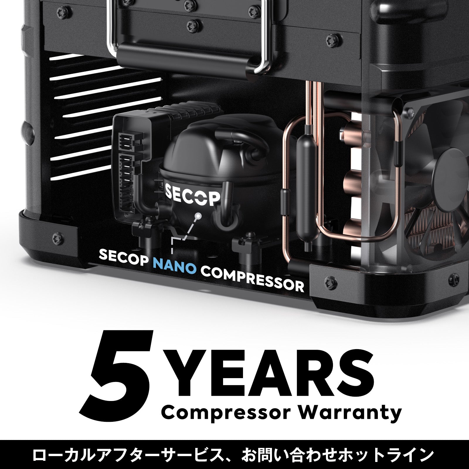 製氷皿&ステッカーをプレゼント!APL20 Black ポータブル冷蔵庫