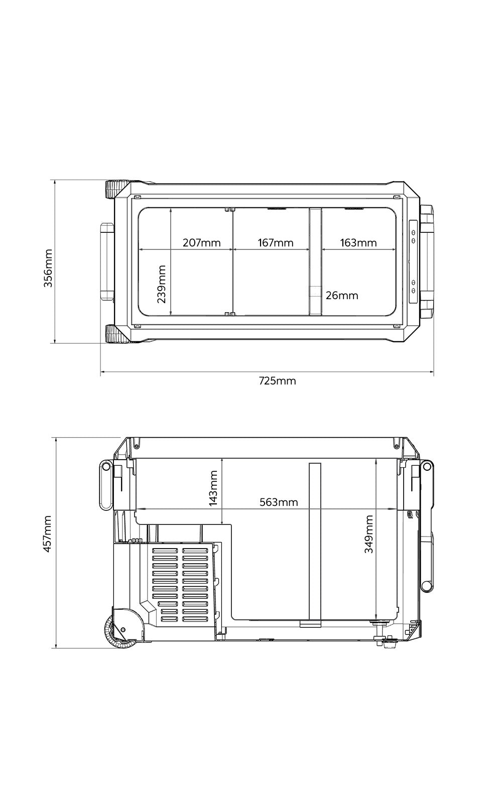 JP40ProD ポータブル冷蔵庫 40L | ICECO