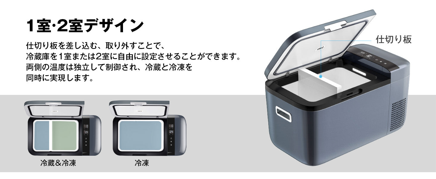 GO20 ポータブル冷蔵庫 車載用冷蔵庫 20L | ICECO