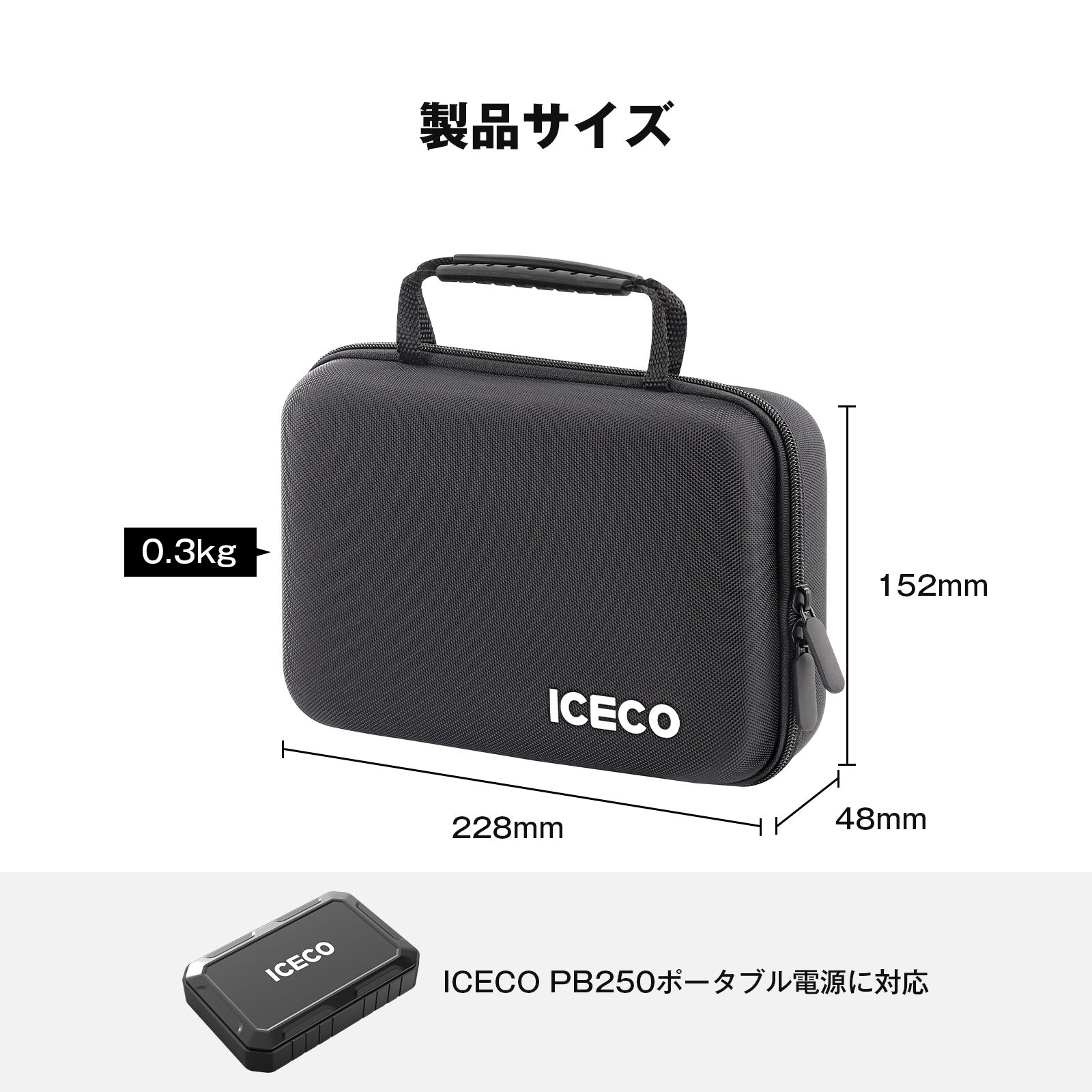 PB250 ポータブル電源 収納バッグ | ICECO