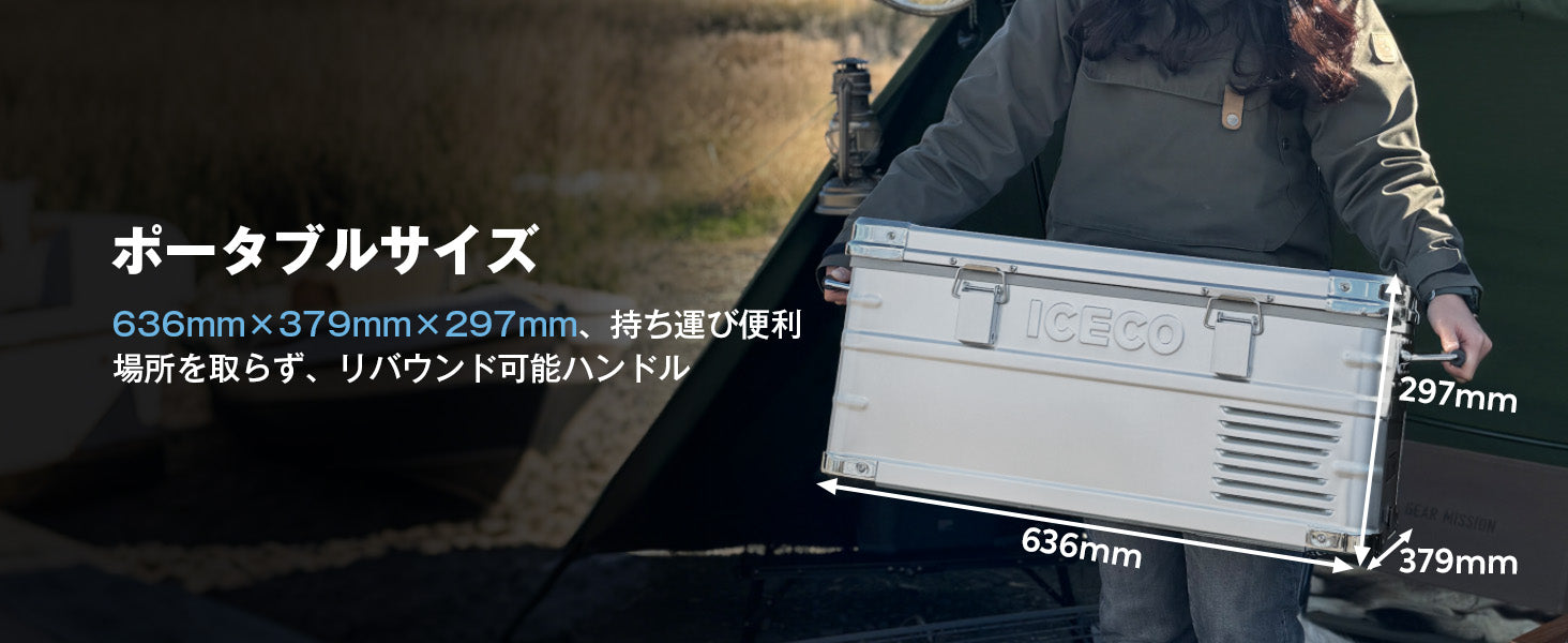 APL20 ポータブル冷蔵庫 車載用冷蔵庫 20L | ICECO