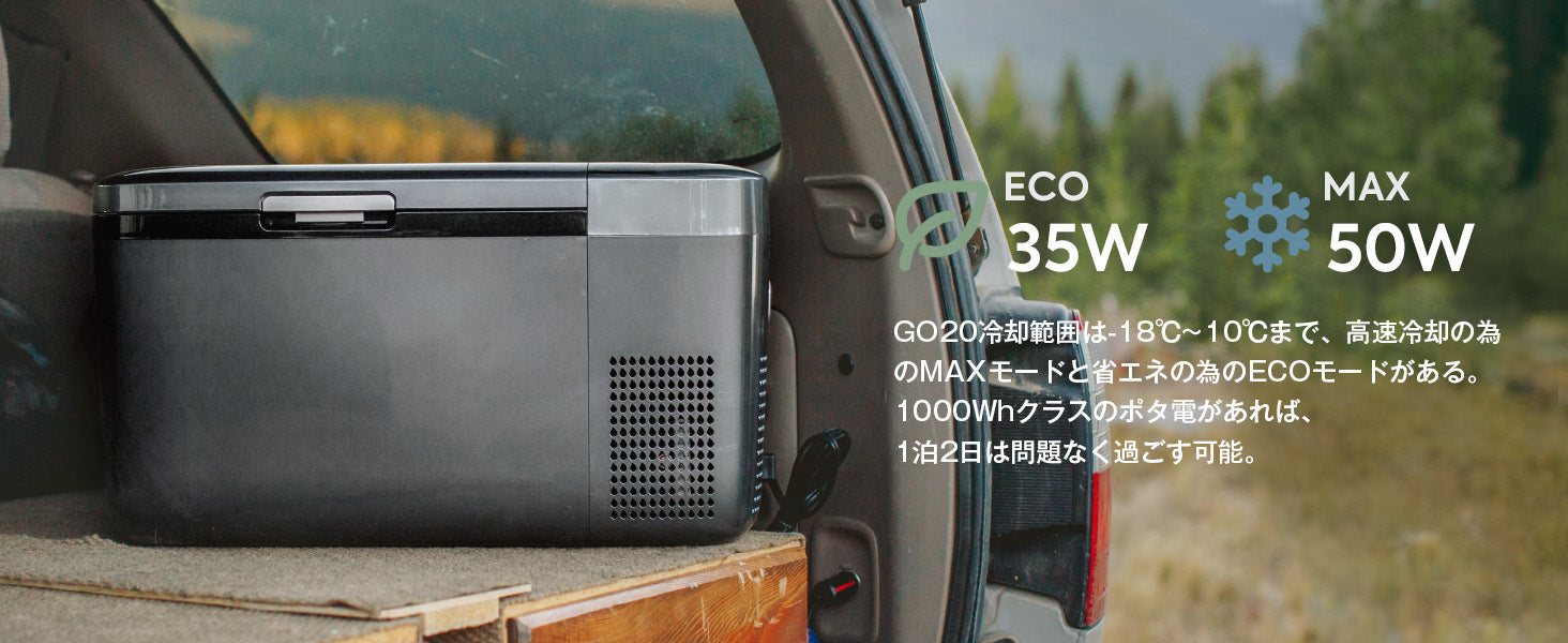 GO20 ポータブル冷蔵庫 車載用冷蔵庫 20L | ICECO