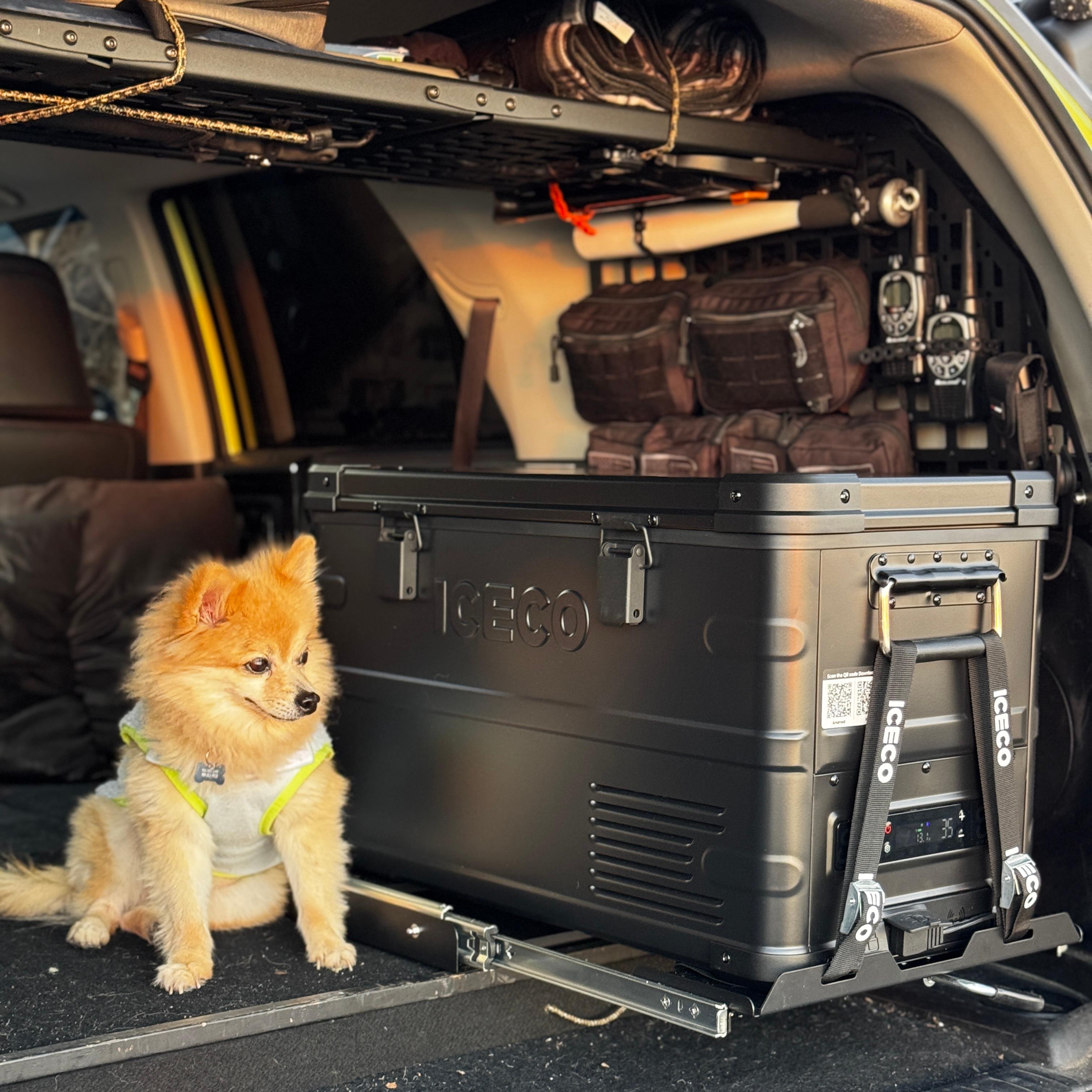 6周年記念 APL35 Black ポータブル冷蔵庫 車載用冷蔵庫 35L | ICECO